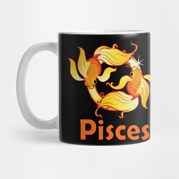 Pisces zodiac sign by tonkashirts